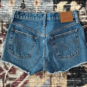 Levi's Classic Blue Jean Shorts